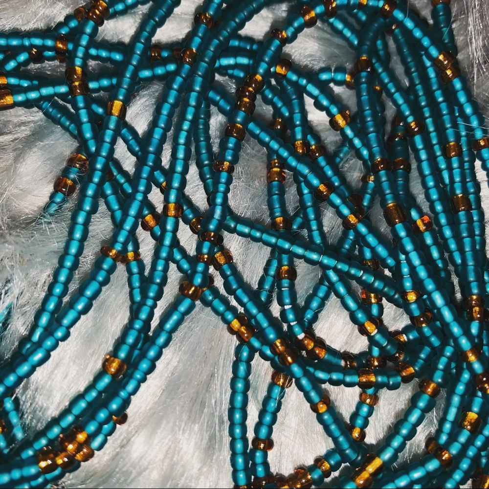 WAIST BEADS🚨TURQUOISE WATERS